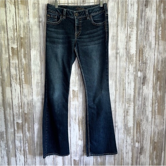Silver Jeans Denim - Silver Suki Dark Wash Bootcut Denim